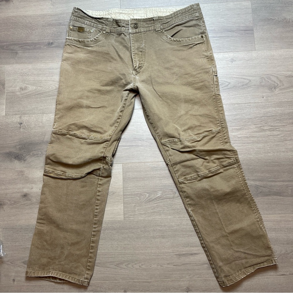 Kuhl Pants 38x28.5 Vintage Patina Dye Rydr Hiking Outdoor Work Thrashed